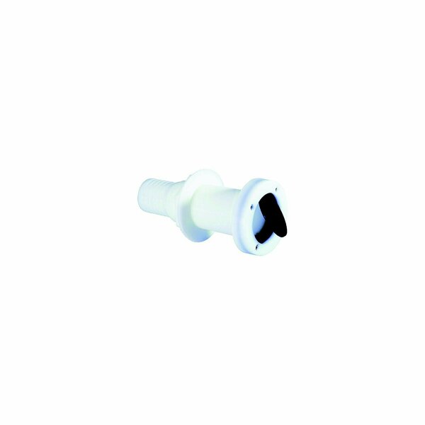 Attwood Thru Hull Scupper For Hose, White - 1-1/2 3881-1